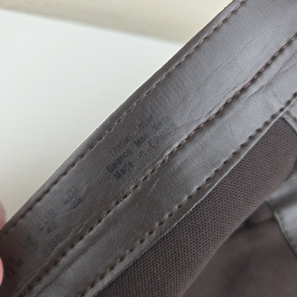 NATURALIZER Women's Riding Boots Jessie Chocolate Brown Leather Zip Size 12 M - Picture 12 of 16